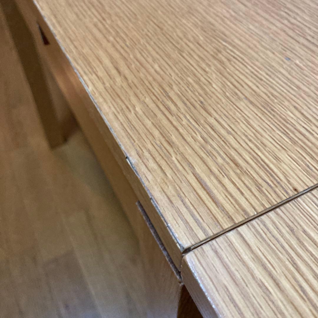 無印良品　エクステンションテーブル オーク材
