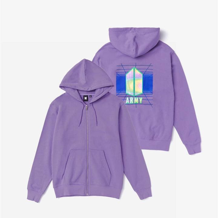 K-POP・アジア BTS Fortune Box ZIP-UP HOODIE 02