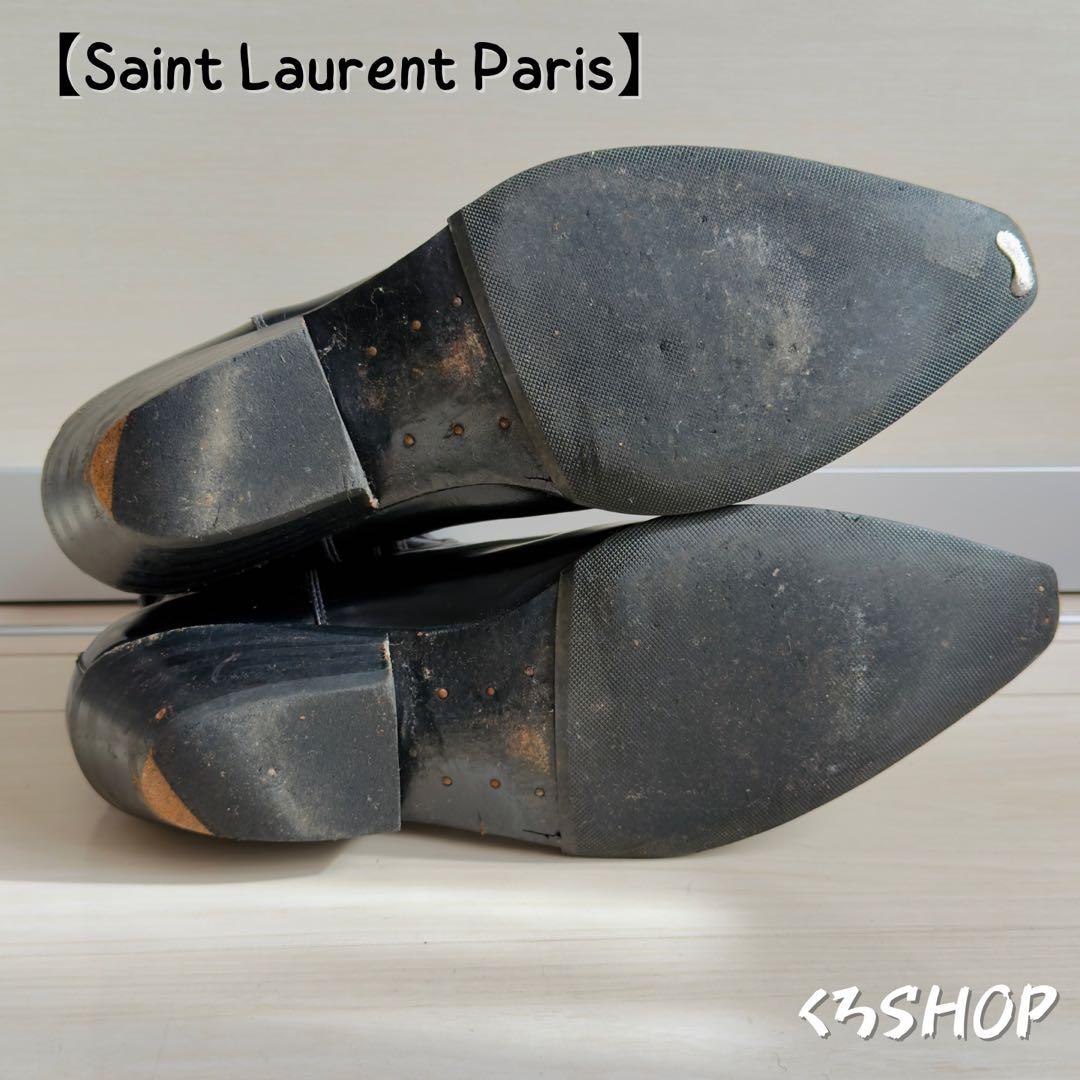 【Saint Laurent Paris】 エディ期 サンティアゴヒールブーツ