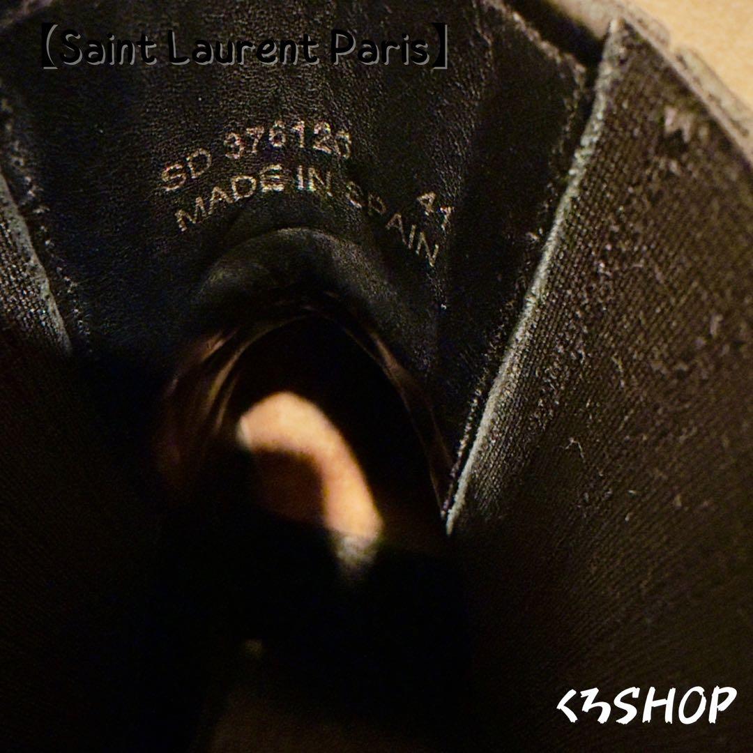 【Saint Laurent Paris】 エディ期 サンティアゴヒールブーツ