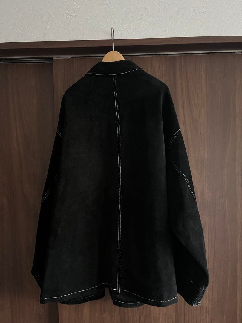 ジャケット・アウター <H> cow suede labor coverall