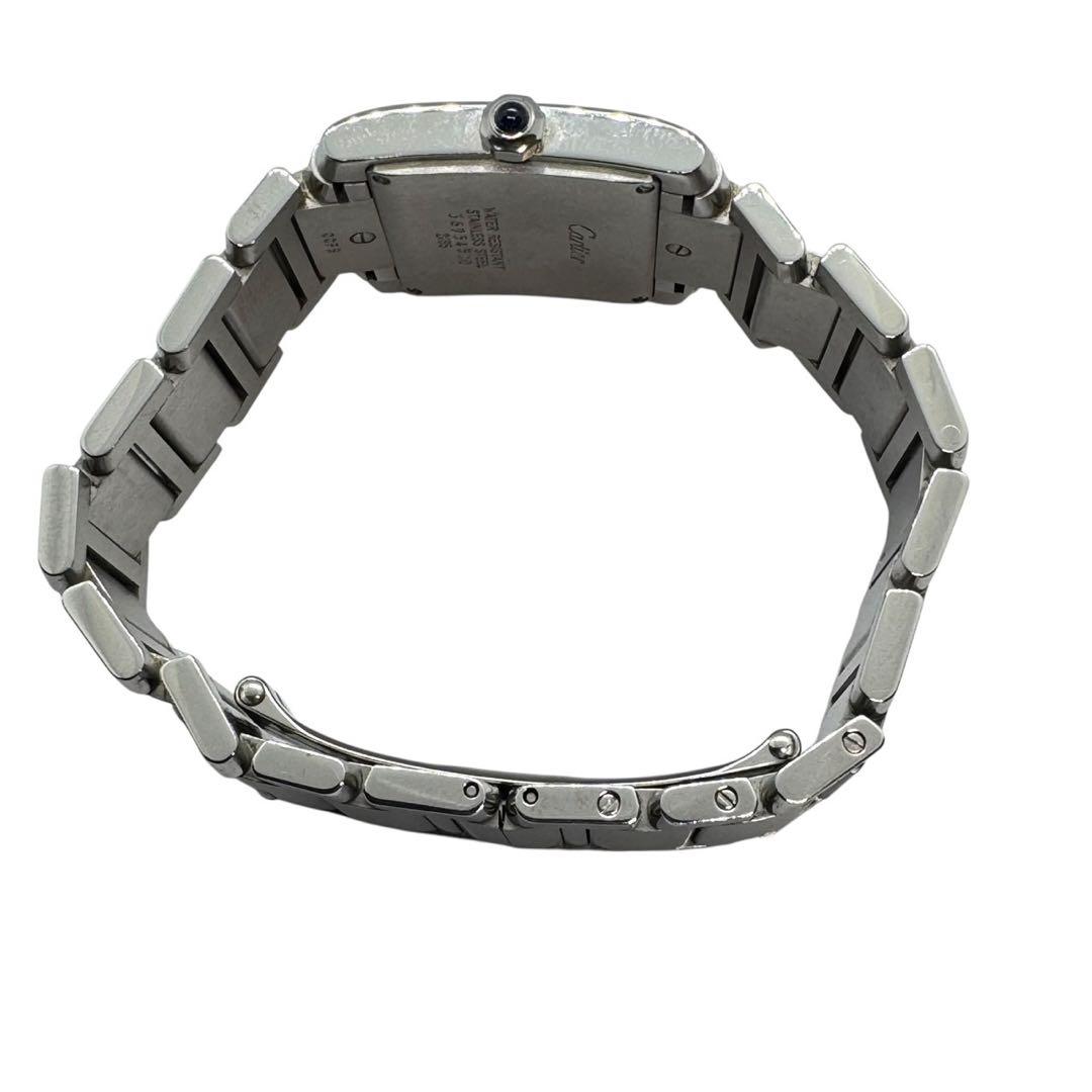 【美品】Cartier カルティエ タンクフランセーズMM 2465 アイボリー