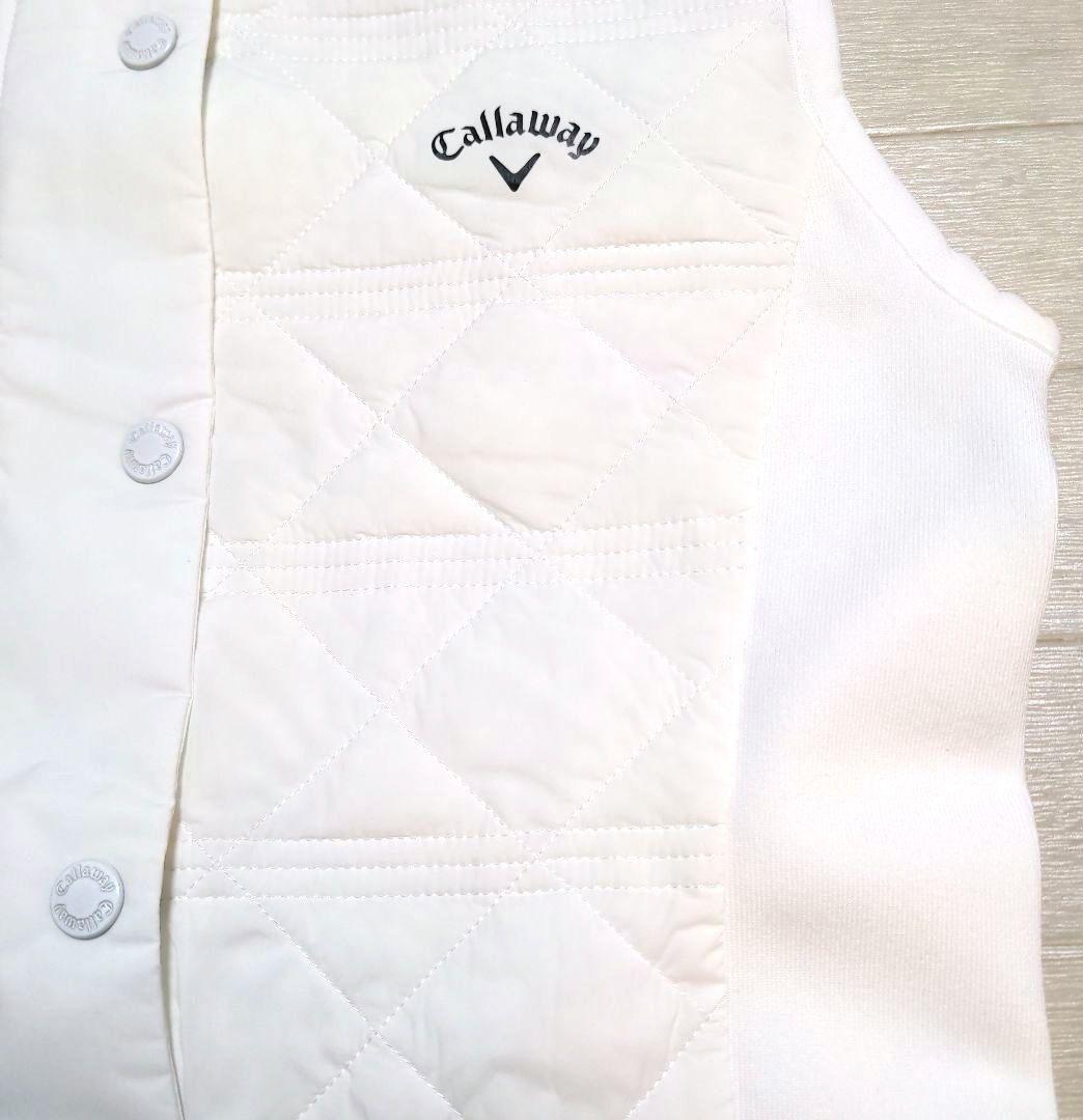 再再再値下げ新品　キャロウェイ　中綿ワンピースМ　白　定価26400円