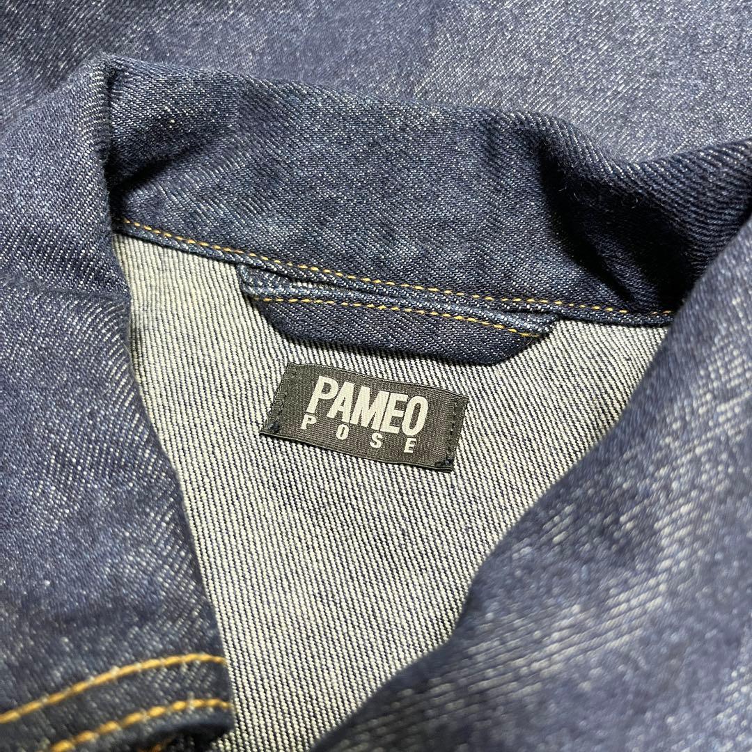 【美品】パメオポーズ LoversDenimJacket 刺繍デニムジャケット