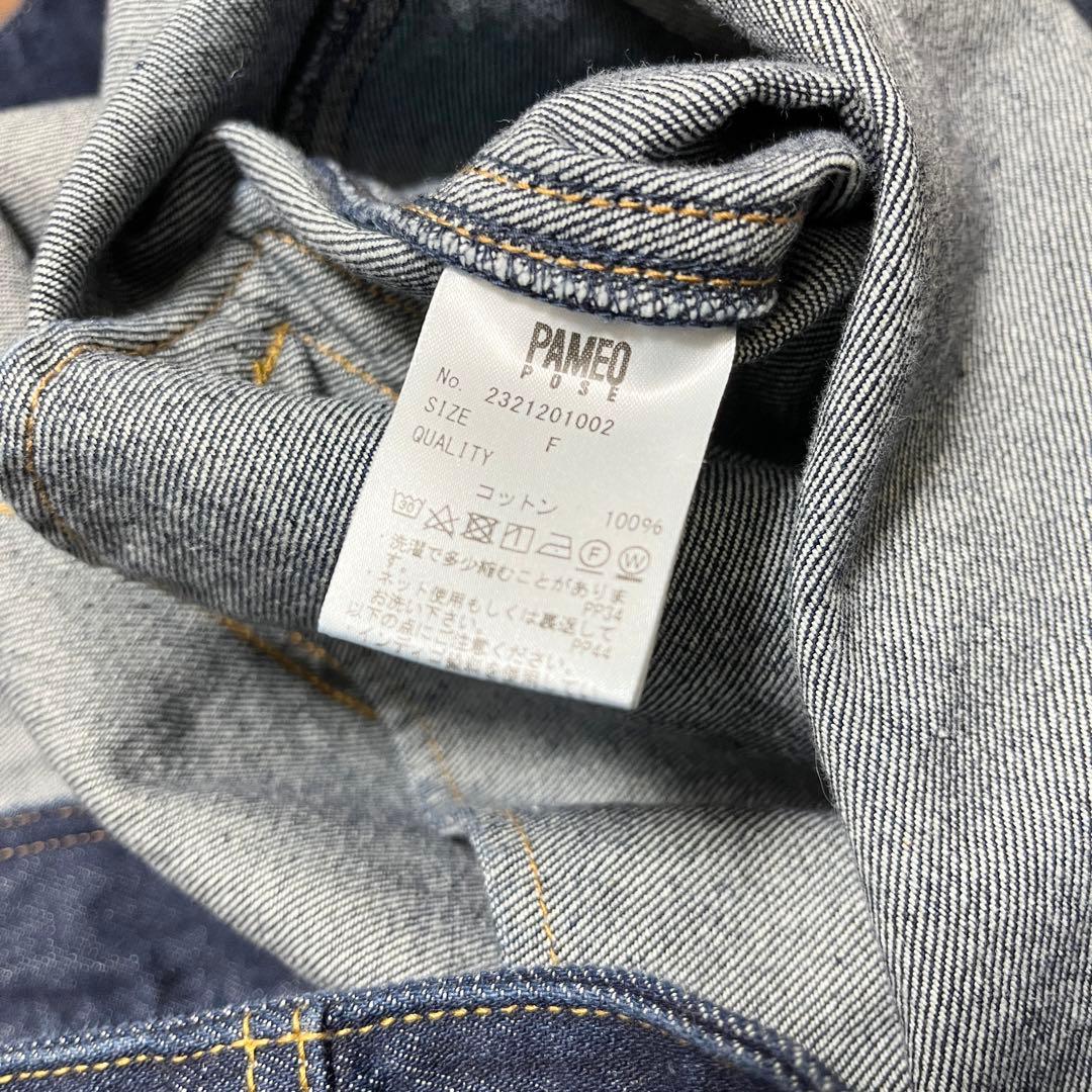 【美品】パメオポーズ LoversDenimJacket 刺繍デニムジャケット