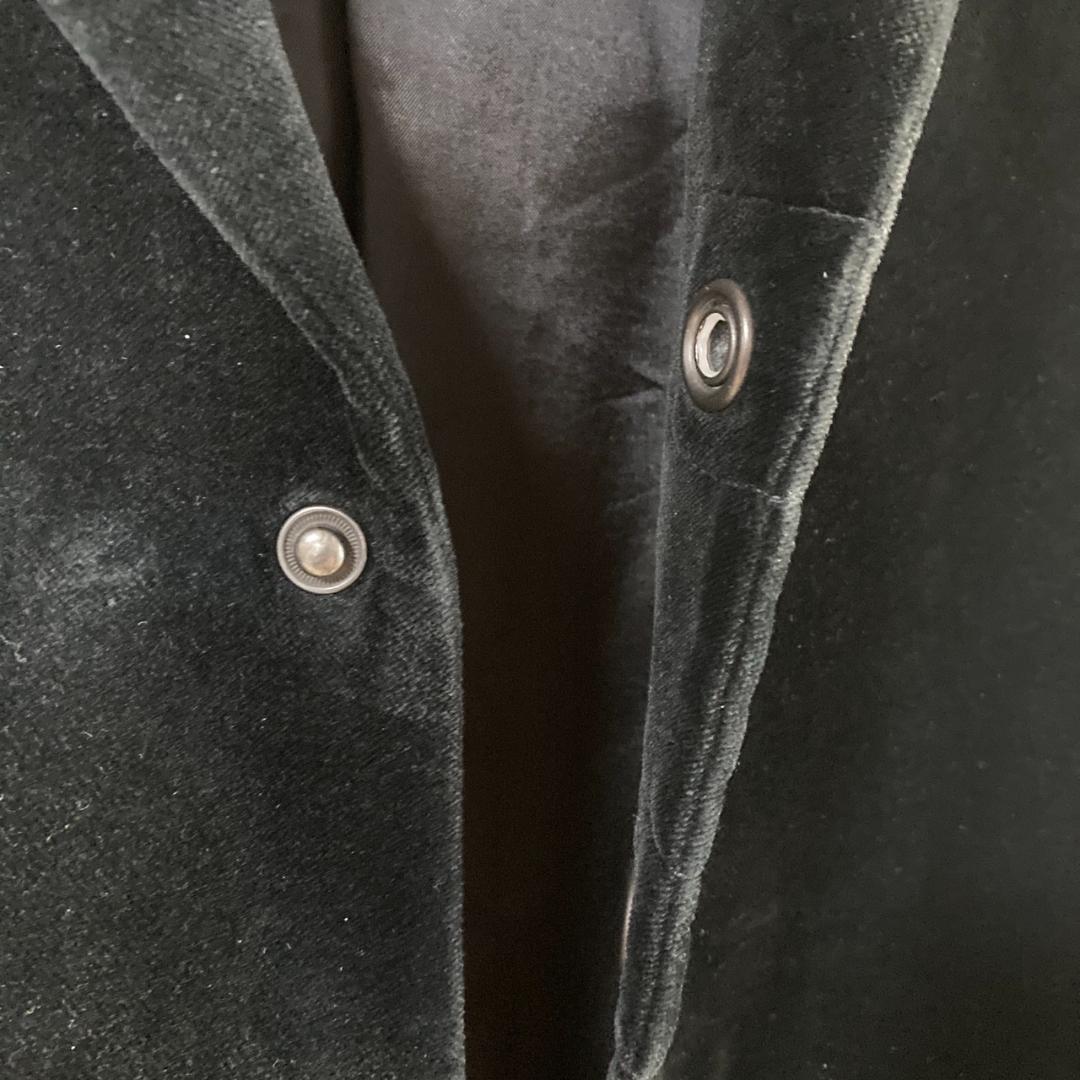 ジョルジョアルマーニ　GIORGIO ARMANI ベルベット ジャケット 黒