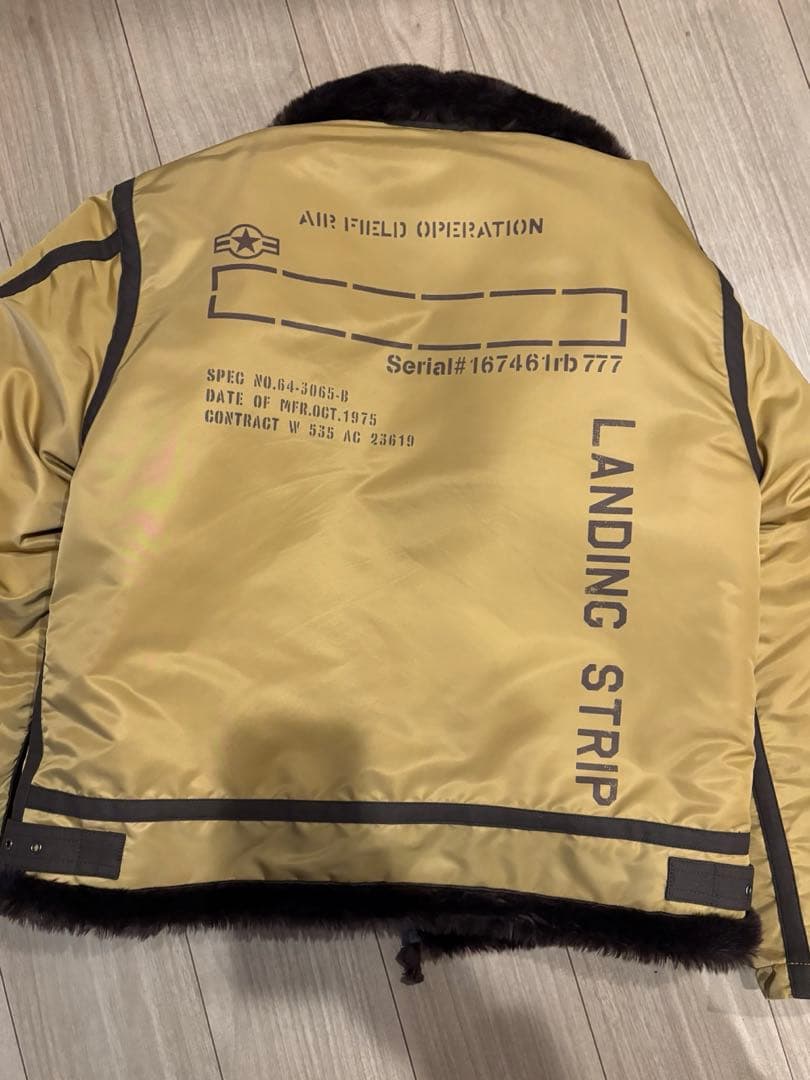 カーキ フライトジャケット U.S.A.F. 〝即日発送″