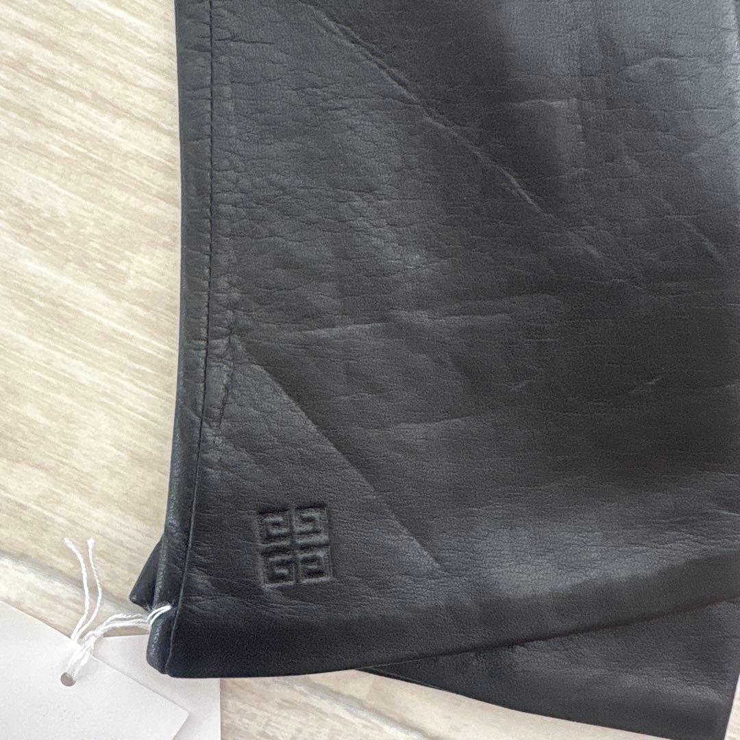 GIVENCHY ブラックレザー手袋 新品タグ付き