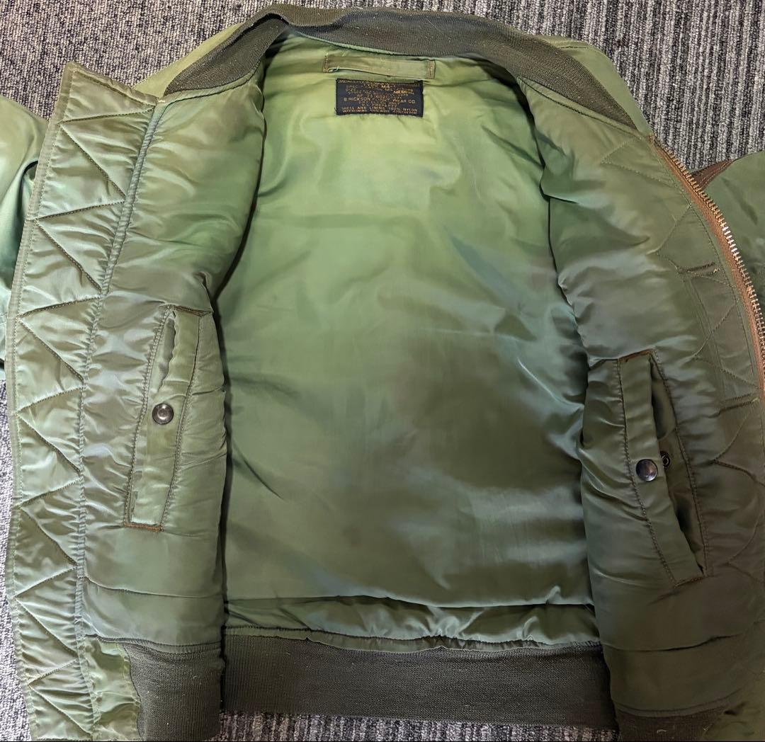 BUZZ RICKSON MA-1 初期1st M品番 M11128 オリーブ