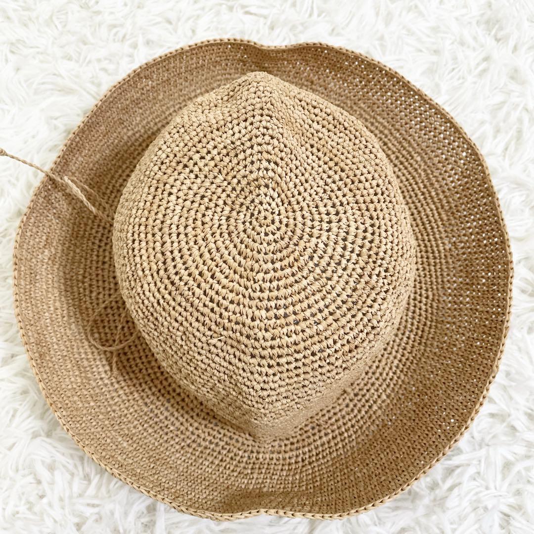 美品　ヘレンカミンスキー　ラフィアハット　プロヴァンス 10 麦わら帽子