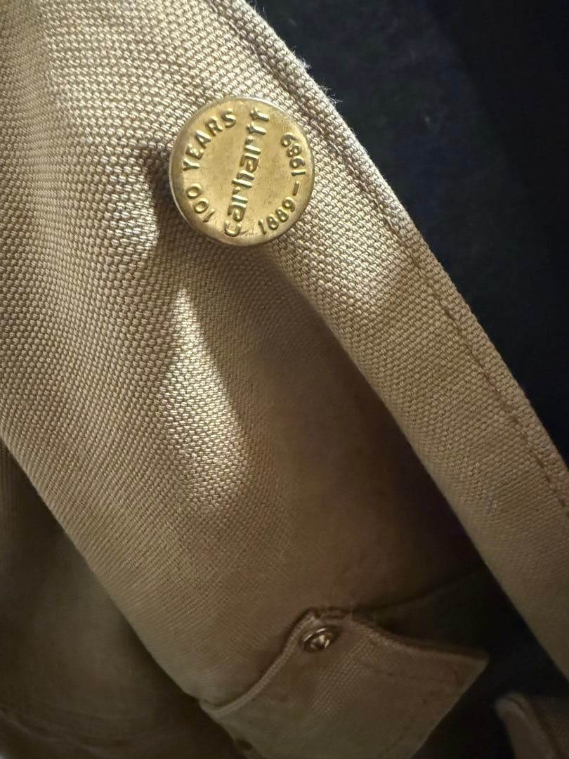 80s Carhartt チョアコート　USA製　100周年記念モデル