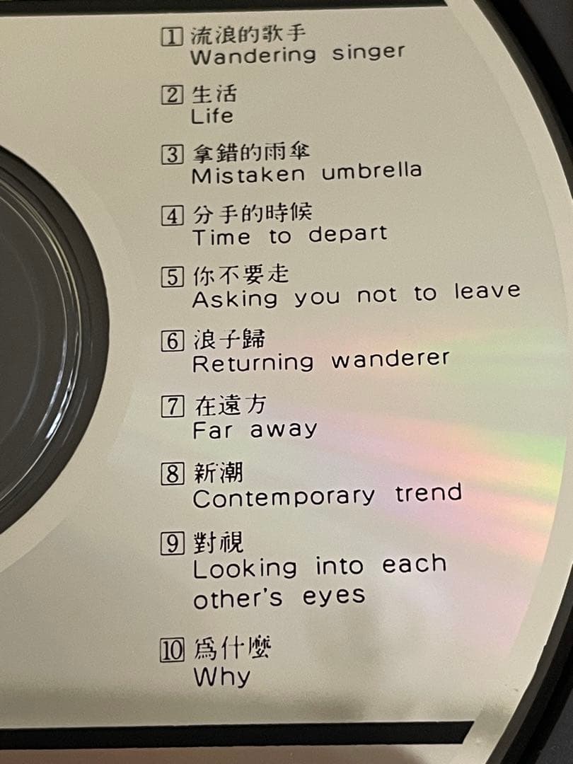 崔健 浪子歸 RETURNING WANDERER1989年CDオリジナル盤