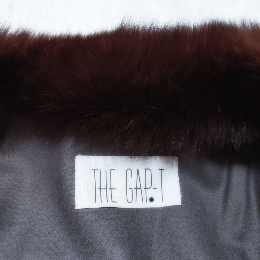 【高級・美品】モヘア混×ブルーフォックスファー　ニットカーディガン リアルファー