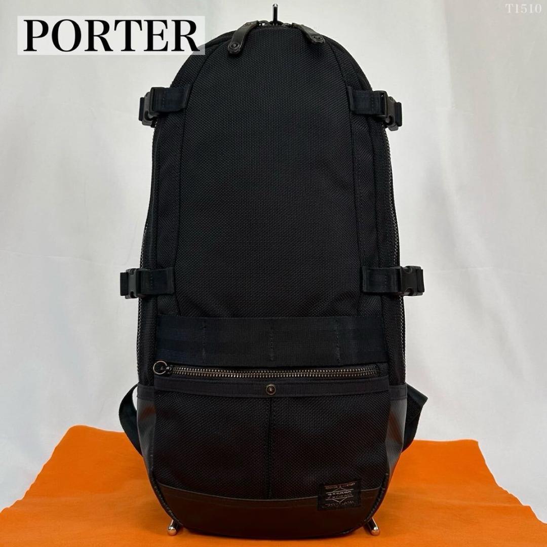 【極美品】ポーター リュックサック ヒート 吉田カバン レザー A4可 肩掛け
