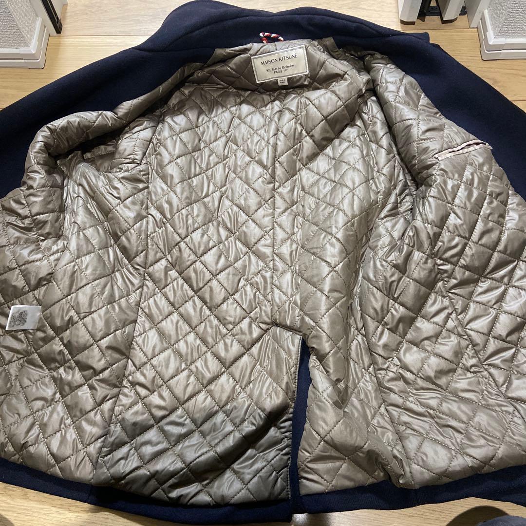 Maison kitsune メゾンキツネ ウールピーコート フランス製