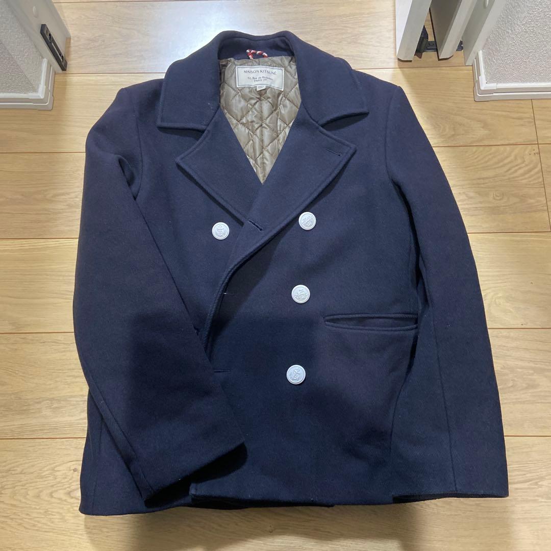 Maison kitsune メゾンキツネ ウールピーコート フランス製