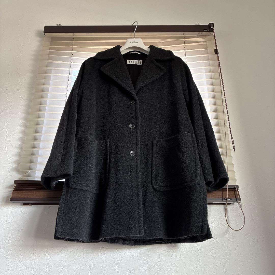 美品♡マレーラ マックスマーラ コート チャコールグレー