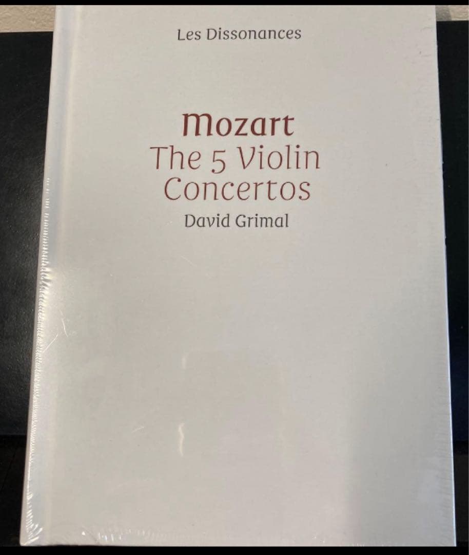 レ・ディソナンス(グリマル独奏) モーツァルト ヴァイオリン協奏曲全曲