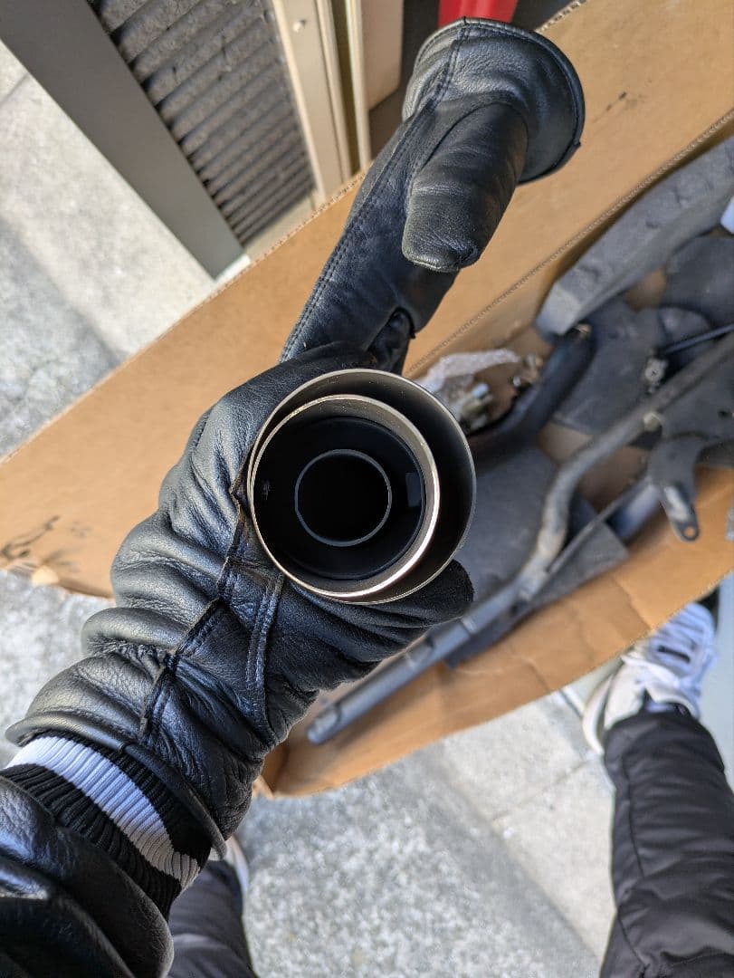 xl883nに使用　バンスアンドハインズ　スリップオンマフラー