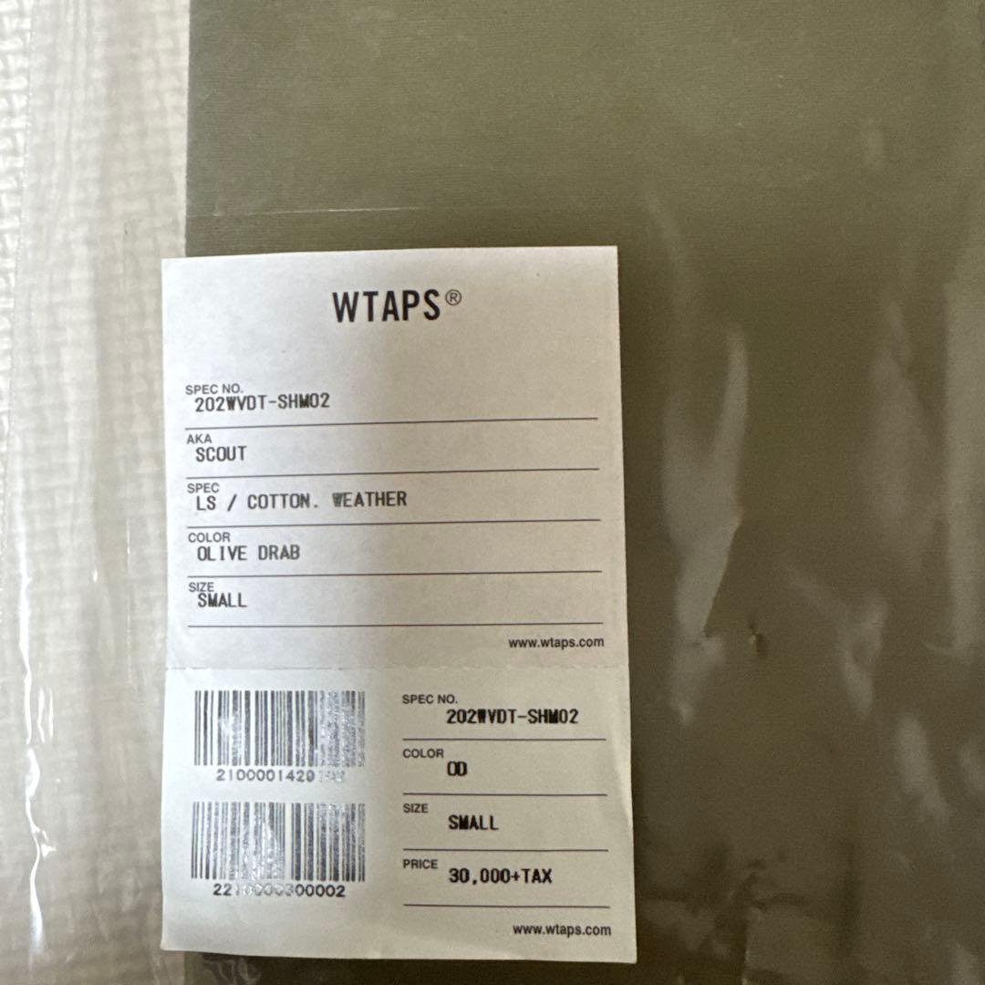 新品WTAPS 20AW SCOUT LS OLIVE DRAB