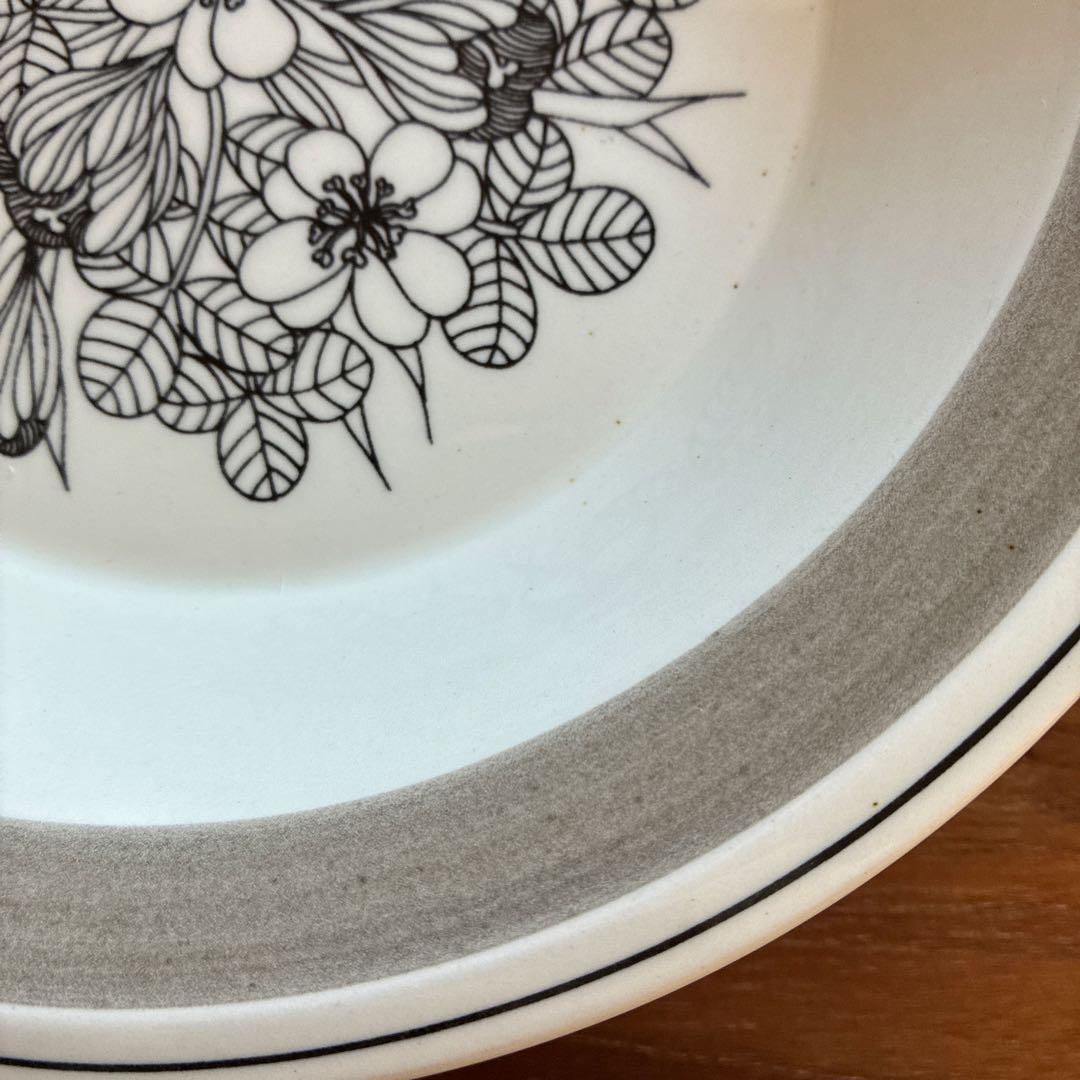 希少　Arabia　オリジナル　Krokus　グレーリム　スーププレート