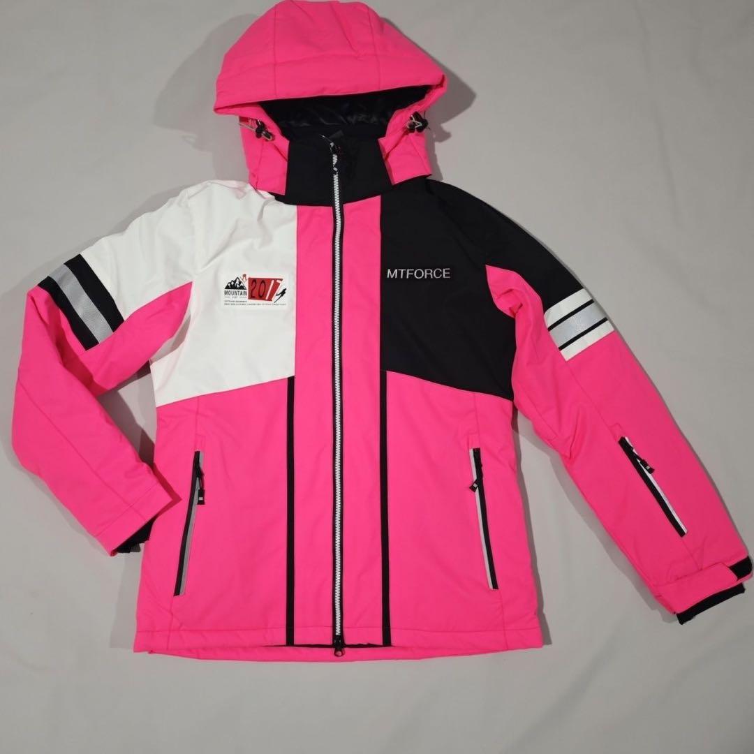 MTFORCE スキーウェア フード付き ピンク