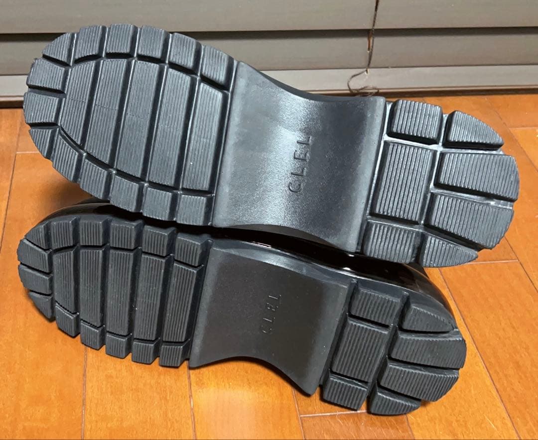 【極美品】 CLEL エアークッション ハイソールローファー