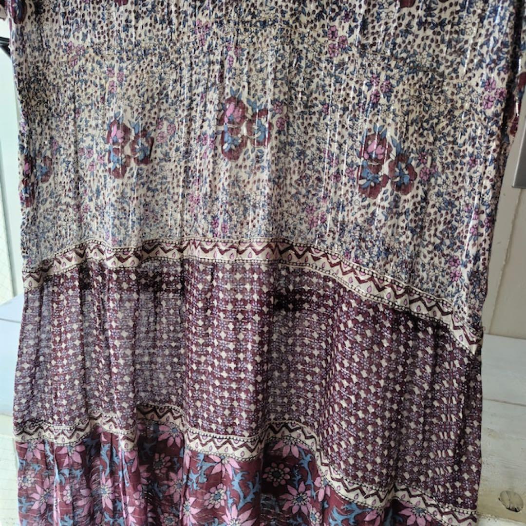 古着屋ロングビーチ購入⭐︎インド綿ワンピース