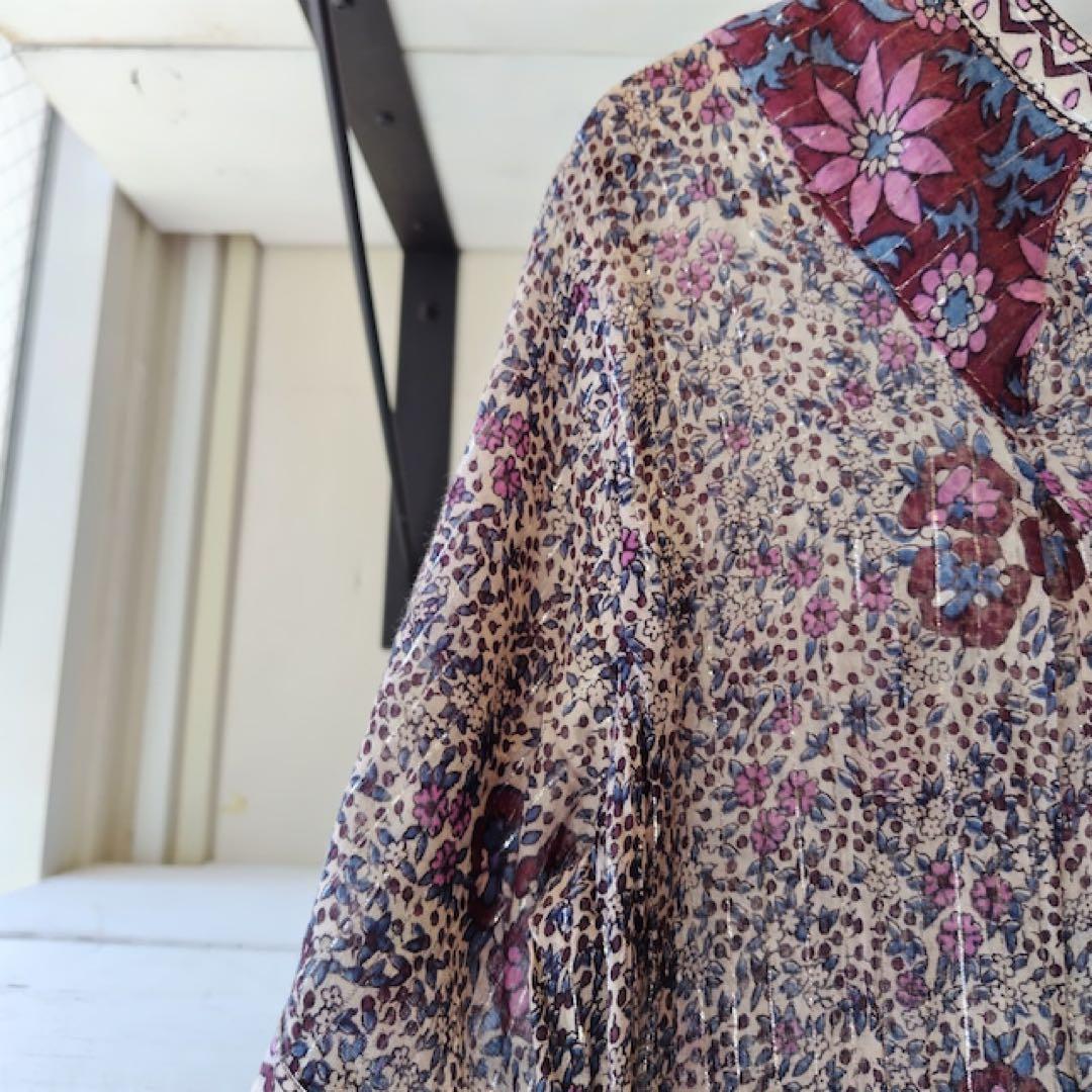 古着屋ロングビーチ購入⭐︎インド綿ワンピース