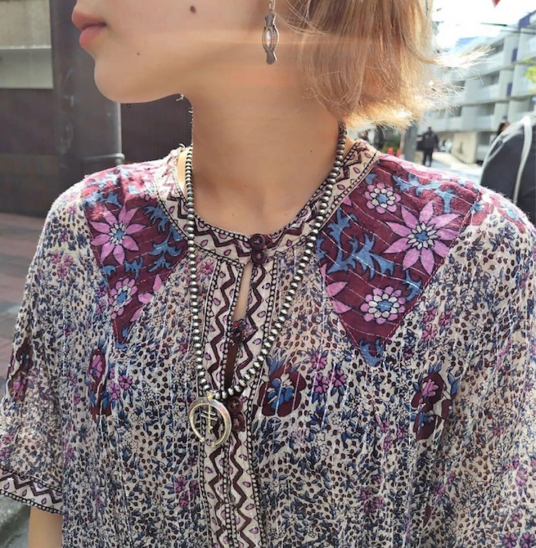 古着屋ロングビーチ購入⭐︎インド綿ワンピース