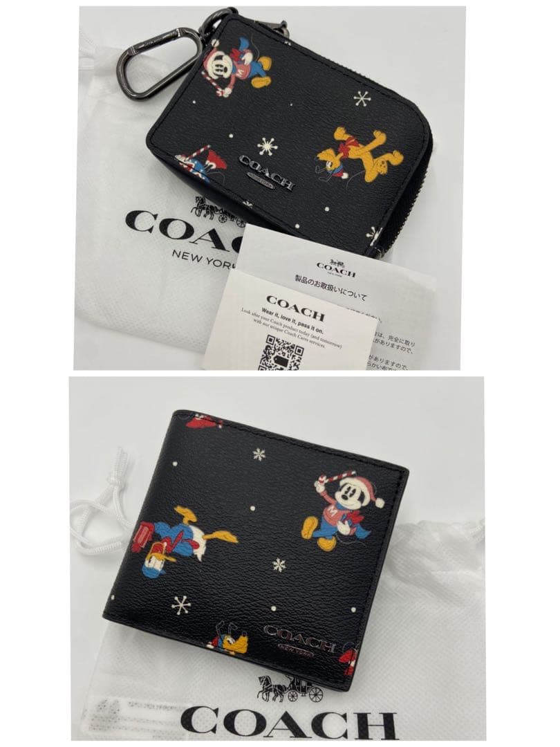 ®️様2点おまとめ✨DISNEY × COACH キーケース ケース