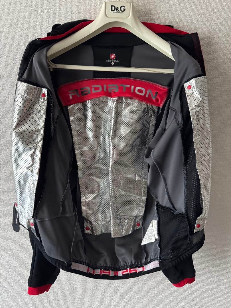 【中古美品】Castelli Radiation123 Jacketブラック