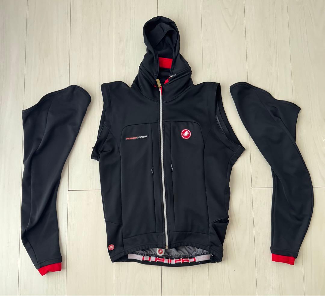 【中古美品】Castelli Radiation123 Jacketブラック