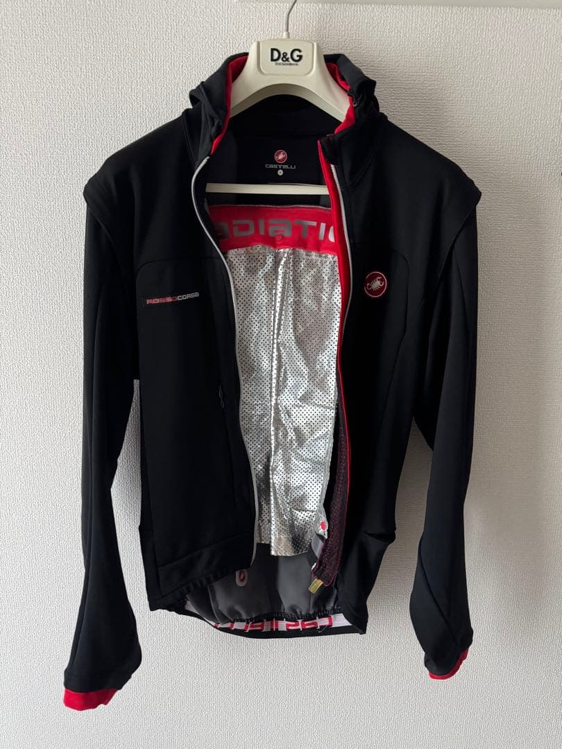 【中古美品】Castelli Radiation123 Jacketブラック