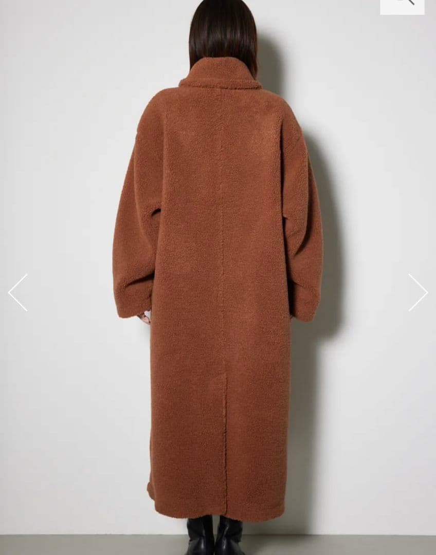 rienda テディボア2WAYロングコート