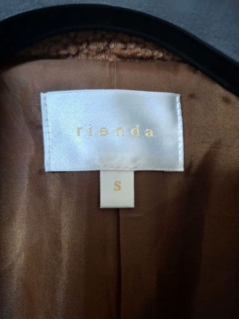 rienda テディボア2WAYロングコート