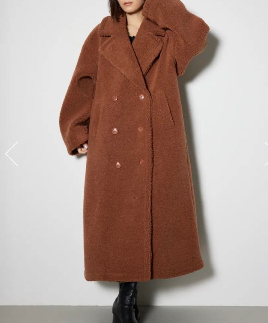 rienda テディボア2WAYロングコート