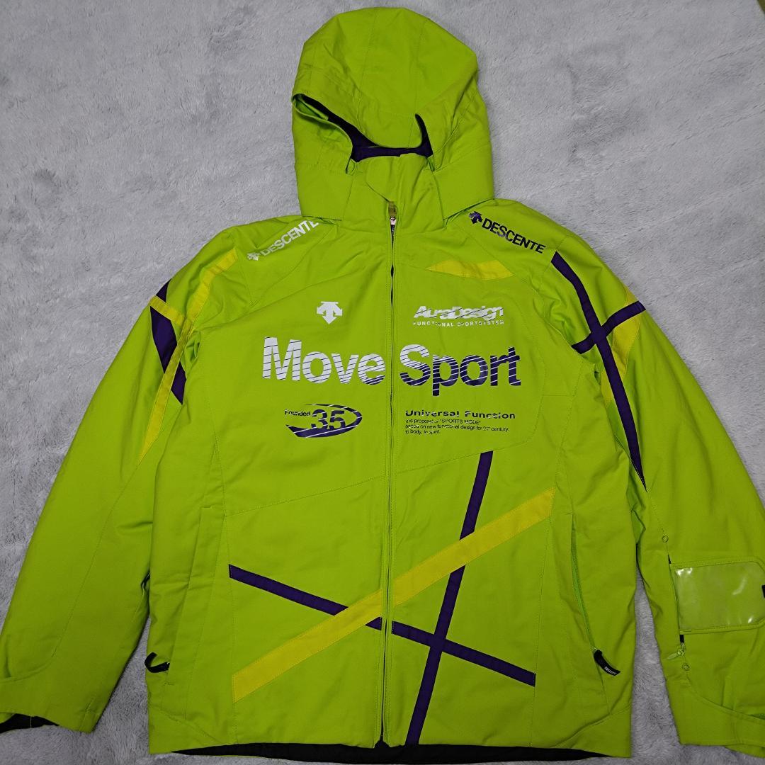 DESCENTE　スキーウェア　上下セット　XOとO　MOVESPORTS　黄黒