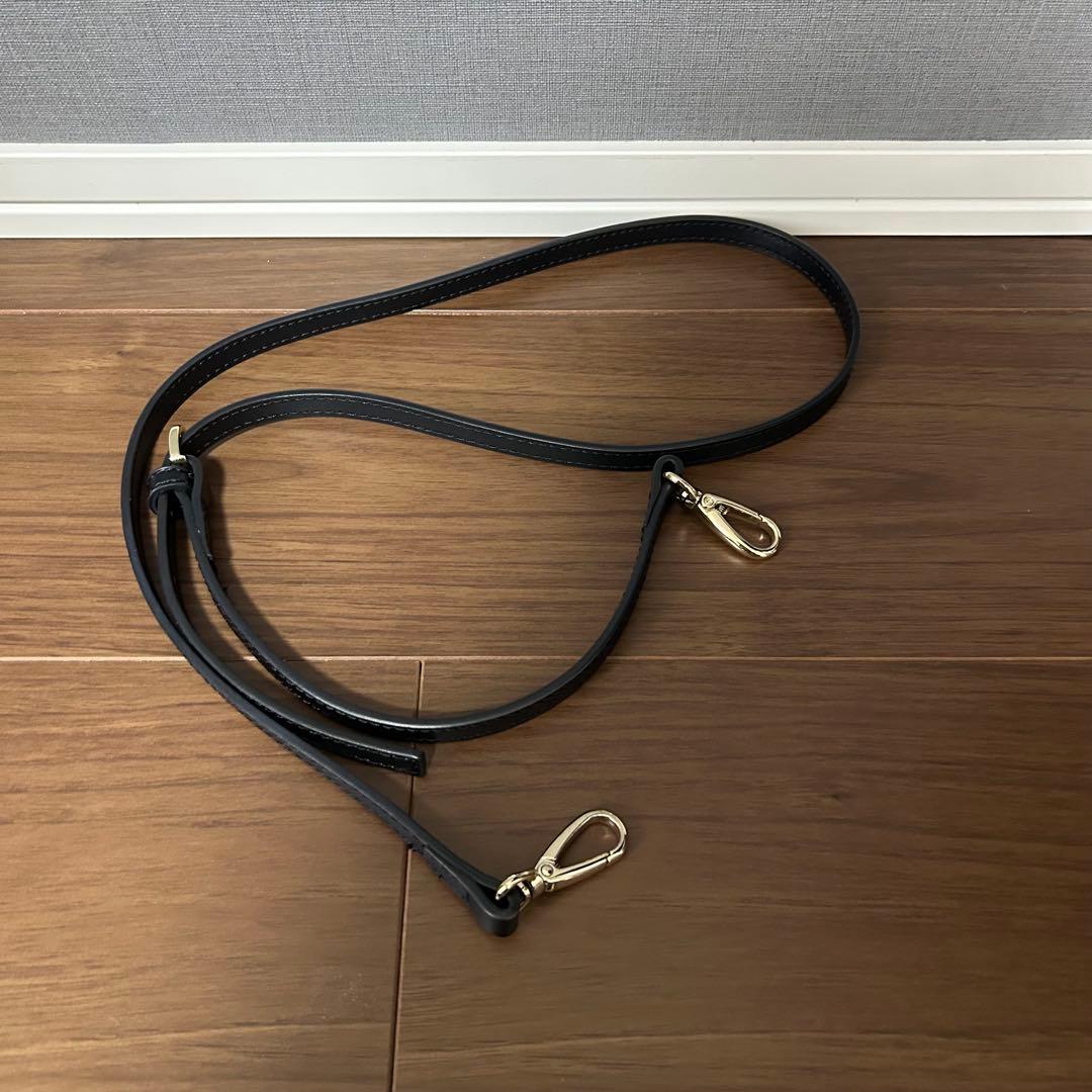 【トッカ】バイカラー リボン 2way トートバッグ ショルダー ブラック