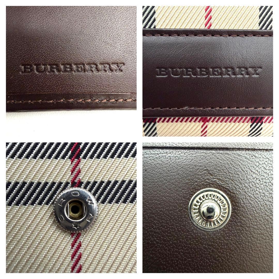 新品・未使用　BURBERRY チェック柄 5連キーケース　ロゴ入り　箱付き