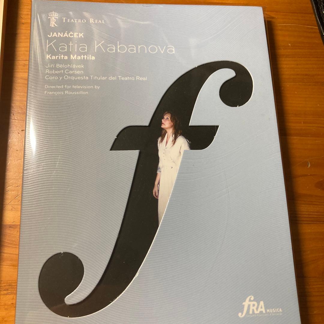 オペラdvd ヤナーチェク　歌劇　カーチャ•カバノヴァー　マッティラ　カーセン