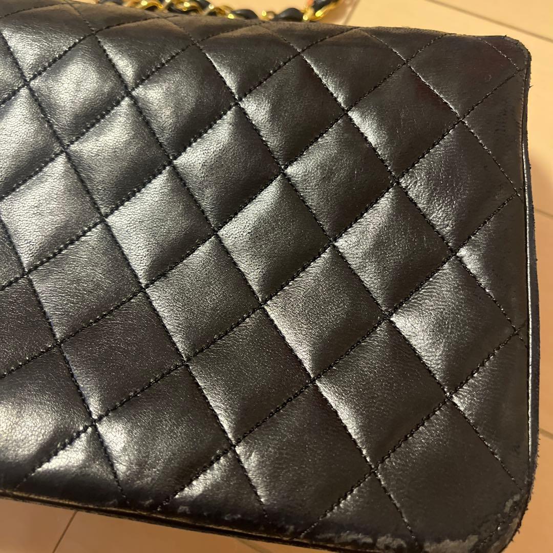 れ*ん様 CHANEL マトラッセ　ラムスキン　シングルチェーン　ゴールド　0番