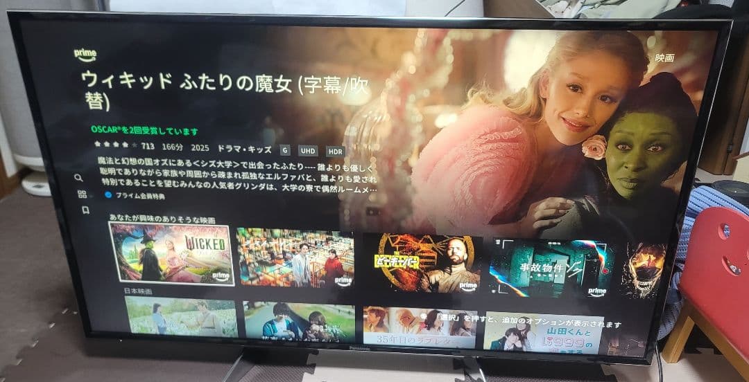 パナソニックVIERA TH-49EX750 49インチ 液晶テレビ動作品