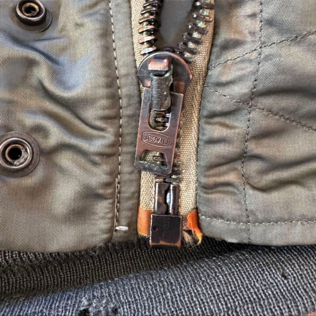70s 実物USAF N-2Bフライトジャケットscovil社GRIPPER L