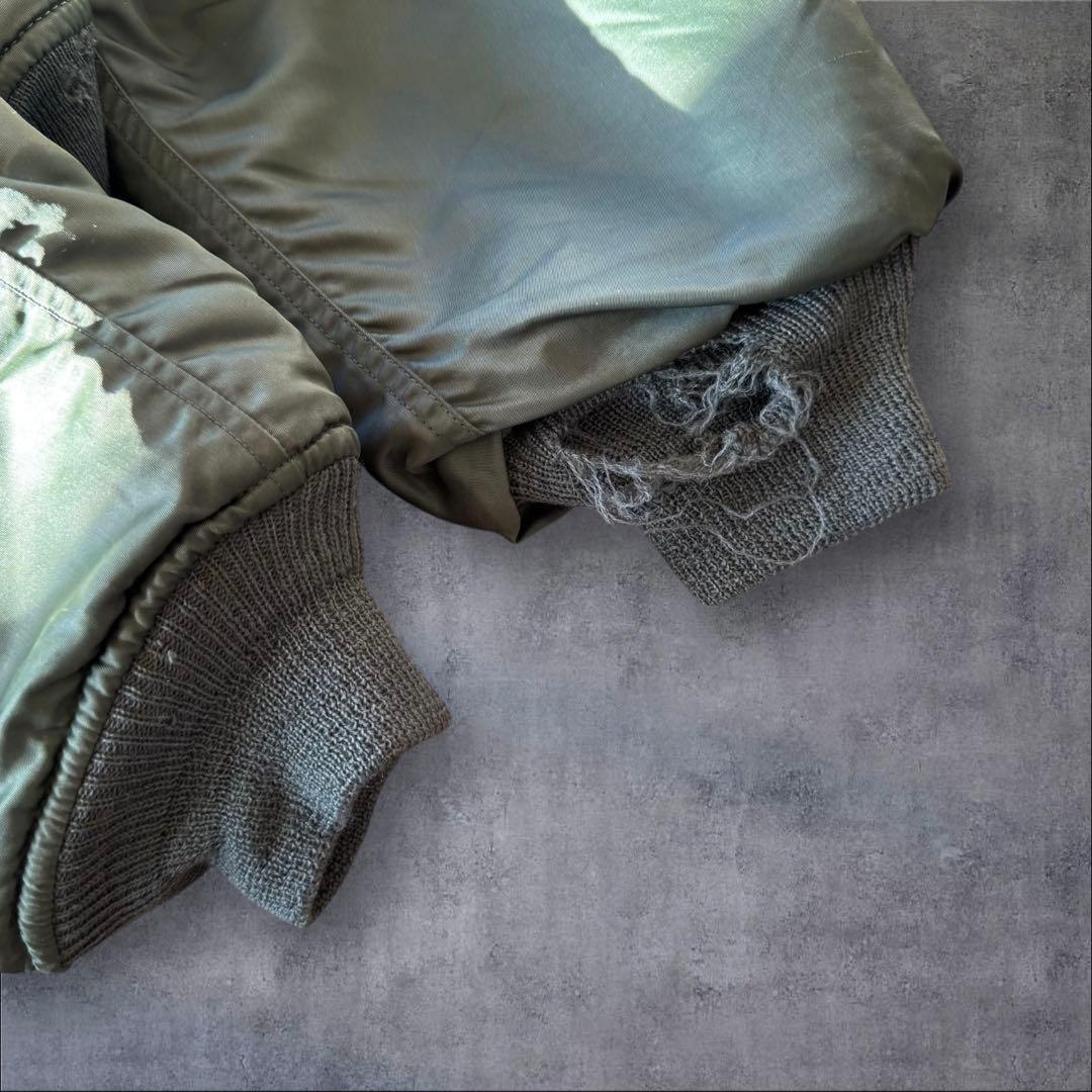 70s 実物USAF N-2Bフライトジャケットscovil社GRIPPER L