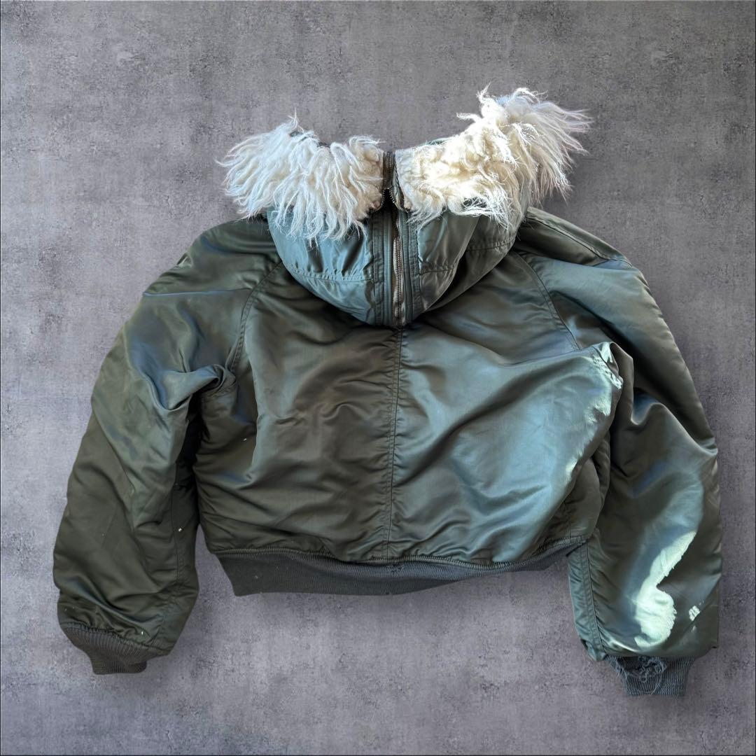 70s 実物USAF N-2Bフライトジャケットscovil社GRIPPER L
