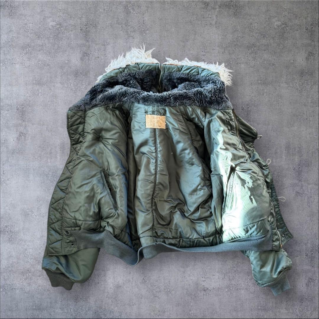 70s 実物USAF N-2Bフライトジャケットscovil社GRIPPER L