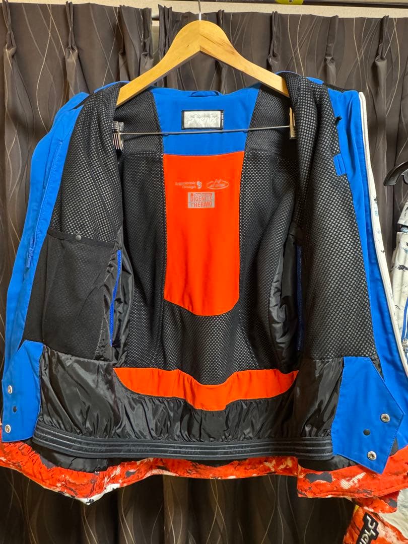 PHENIX スキーウェア 17-18年メンズ レッド/ホワイト クリーニング済