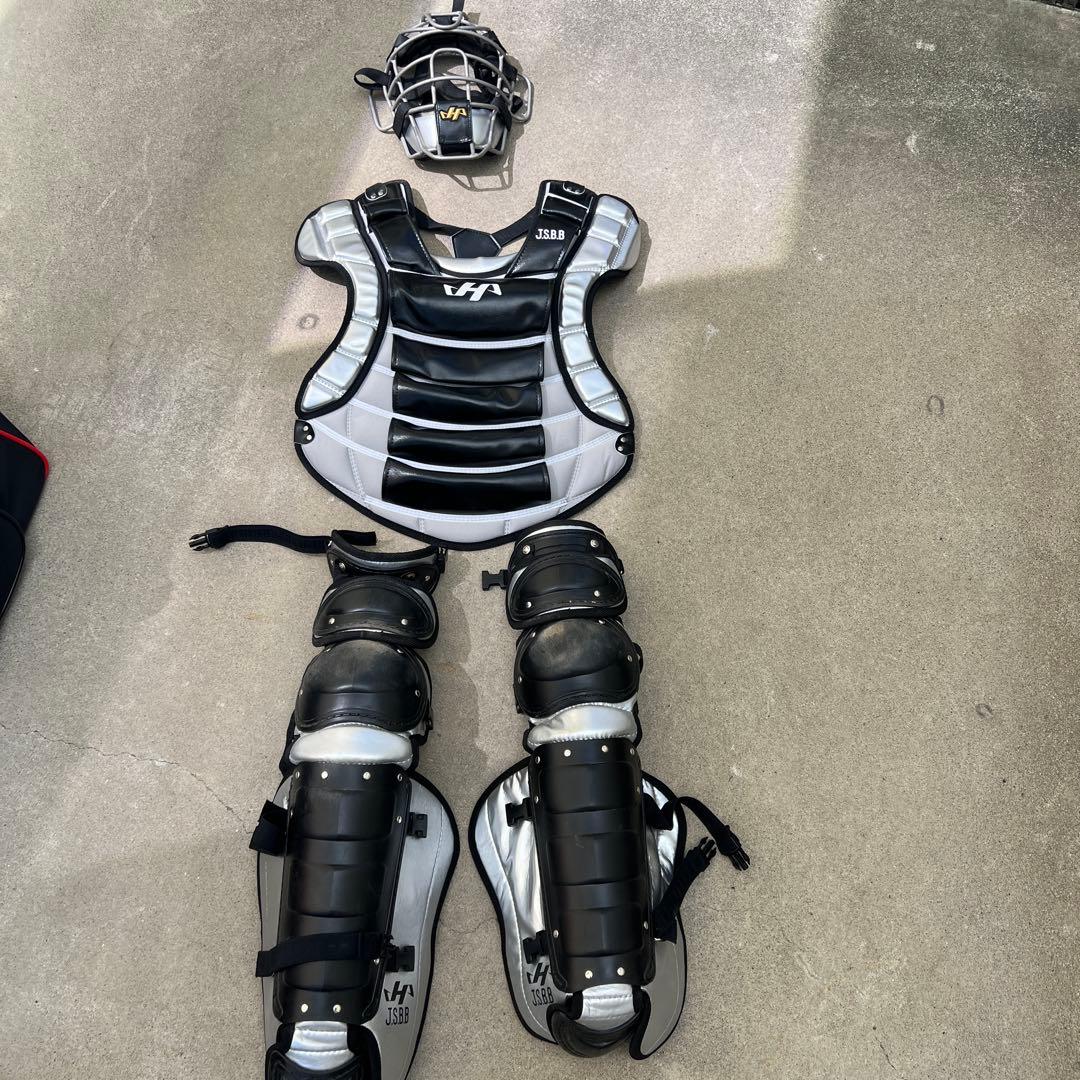 ハタケヤマ　キャッチャー防具セット