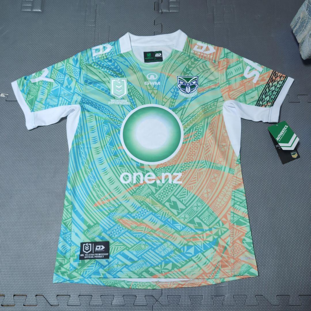 【海外Ｌサイズ】NRL ＮＺ・ウォーリアーズ '25 パシフィカジャージ